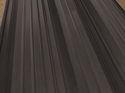 Окрашенный профнастил С10-1100, 0,4 мм, шоколадно-коричневый