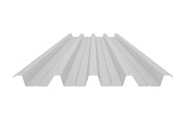 фото 1 - окрашенный профнастил н60-845, 0,4 мм, белый