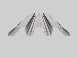 Оцинкованный профнастил Н114-600, 0,8х6000 мм